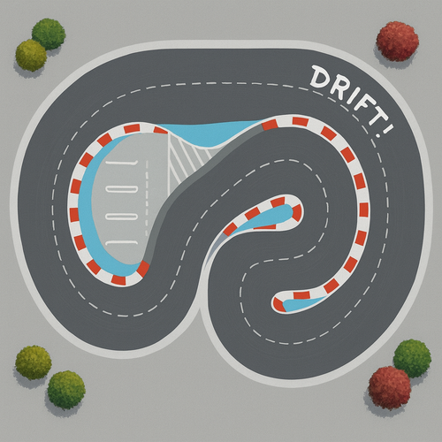 Drift Mat 2.5m x 1.5m (98" x 59")